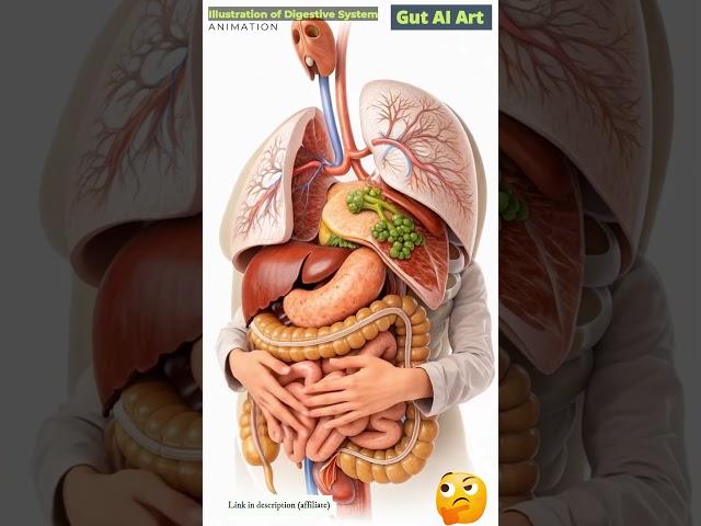 Digestive System Animation | Gut AI Art | 05