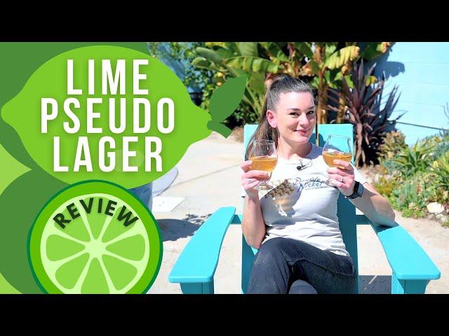 Lime Pseudo Lager Review (S-04 Yeast VS. Escarpment Lab's Krispy Kveik Yeast)