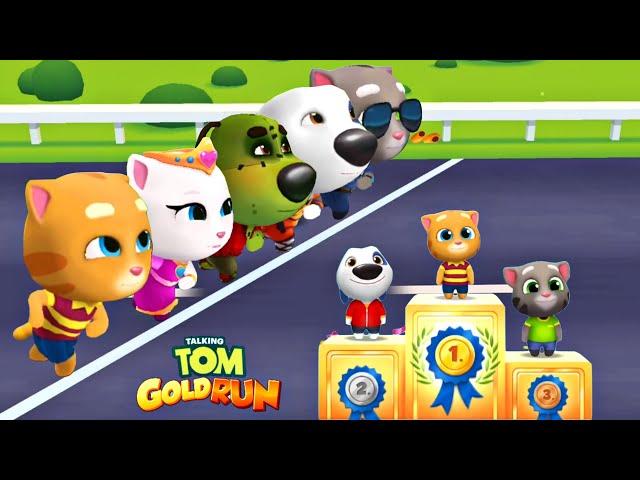 Talking Tom Gold Run - Race of Heroes - Full Screen - LILU Gameplay (Android, iOS)