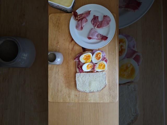 Hubby made a sandwich for himself. #food #sandwich #breakfast #cookingtutorials #shortsvideo #shorts