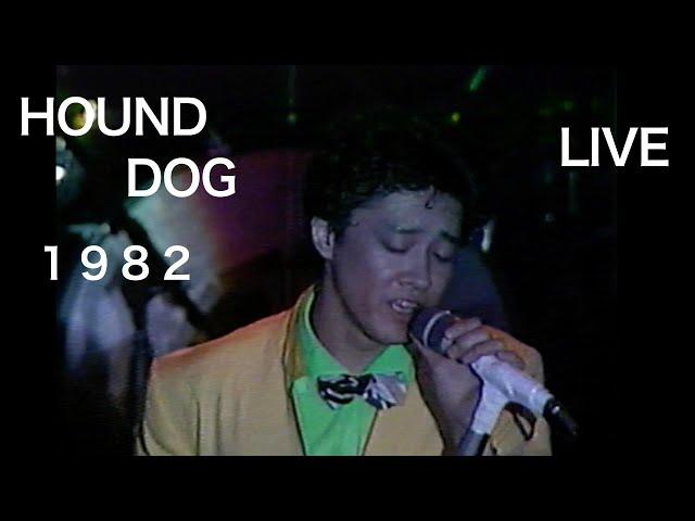 【HOUND DOG】ハウンドドッグ　１９８２年　ROLL OVER TOUR TOKYO　涙のBirthday