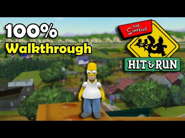 The Simpsons: Hit & Run - 100% Walkthrough (HD)