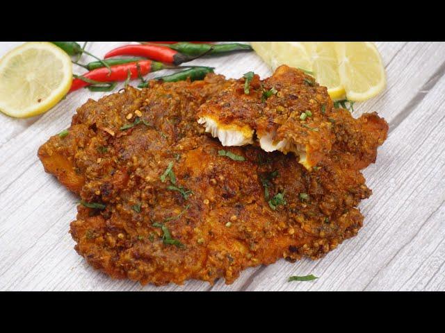 Masala Fish Fry,Lahori Fish Restaurant Style,Fried Fish By Recipes Of The World