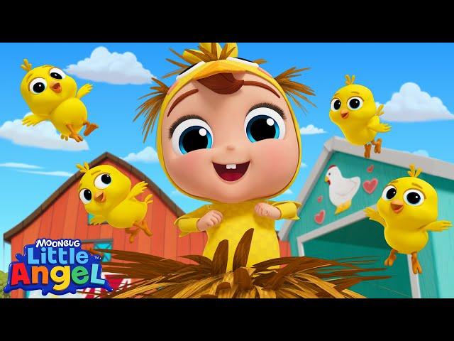 Little Yellow Chickadee - Where is Baby John? | Little Angel Kids Songs & Nursery Rhymes