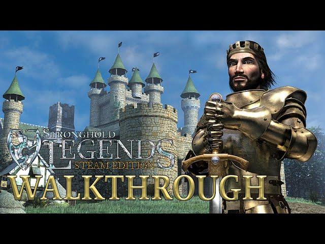 Stronghold Legends Arthur's Campaign Walkthrough - No Commentary 1080p [PC]