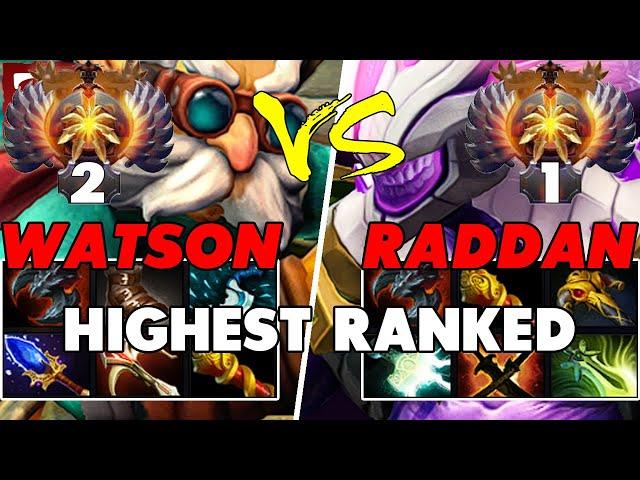 WATSON (GYROCOPTER) vs RADDAN (FACELESS VOID) - Epic Battle Of Hard Carry Dota 2 Players - Z Dota 2