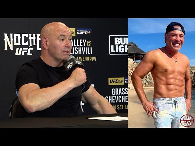 Dana White throws Shot at "F**king Lunatic" Oscar De La Hoya for FAKE Abs