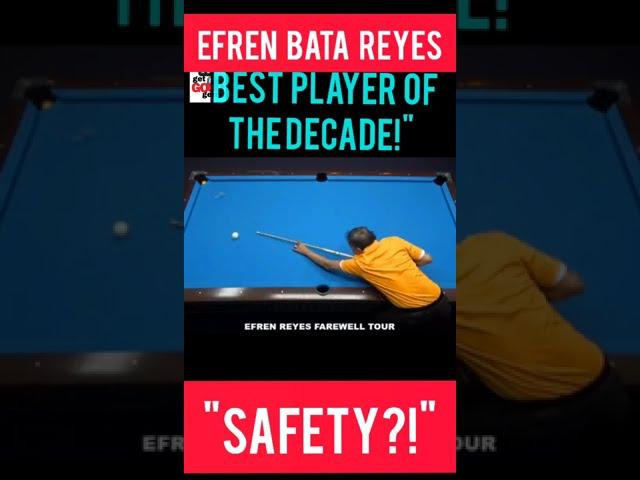 When Commentator says "NO CHANCE!" EFREN BATA REYES responds! | Get Good Gerry #Shorts