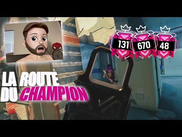 LA NOUVELLE ROUTE DU CHAMPION JE DÉTRUIS RÉELLEMENT 3 TOP CHAMPION EN FACECAM ! RAINBOW SIX SIEGE