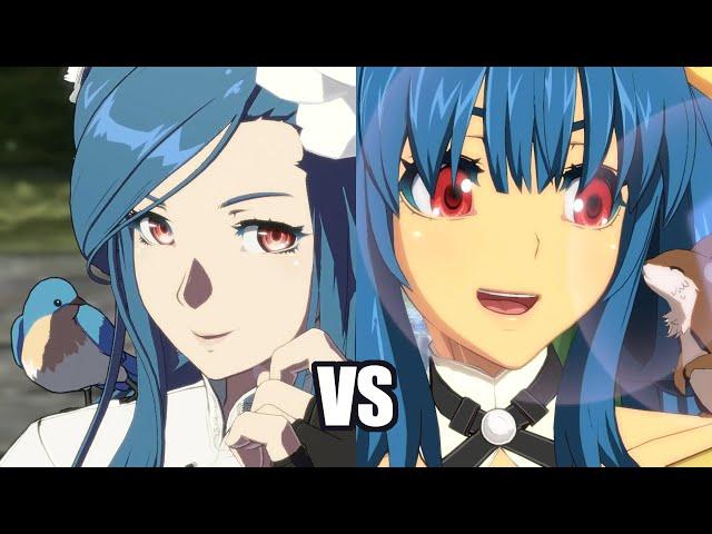 Guilty Gear Strive Queen Dizzy Trailer vs Xrd Comparison [GGST GGXrd]