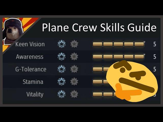 Plane Crew Skills in War Thunder EXPLAINED | War Thunder Plane Crew Skills Guide