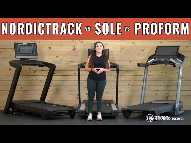 Sole F80 vs NordicTrack 1750 vs ProForm Pro 9000 -  Treadmill Comparison