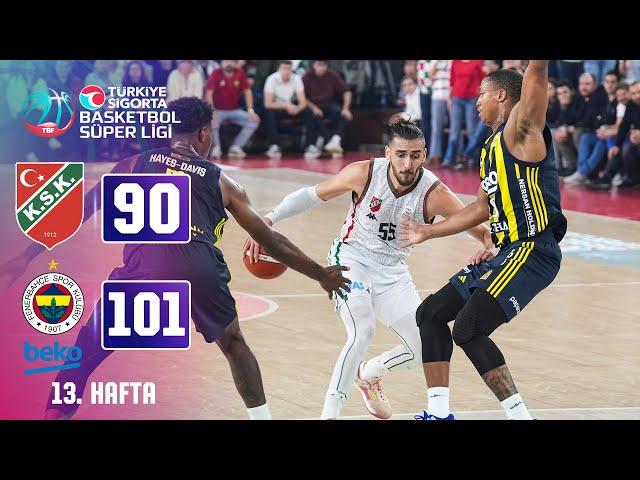 Karşıyaka (90-101) Fenerbahçe Beko - Türkiye Sigorta Basketbol Süper Ligi - 2024/25