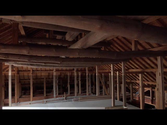 Inside the Attic of a Traditional Japanese House