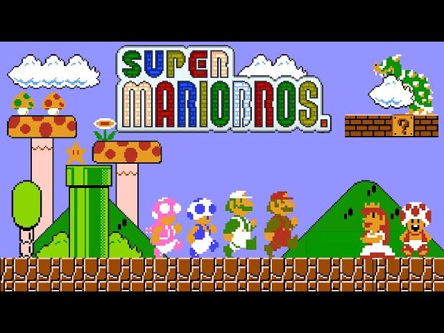 Super Mario Bros. Recreation - Full Gameplay