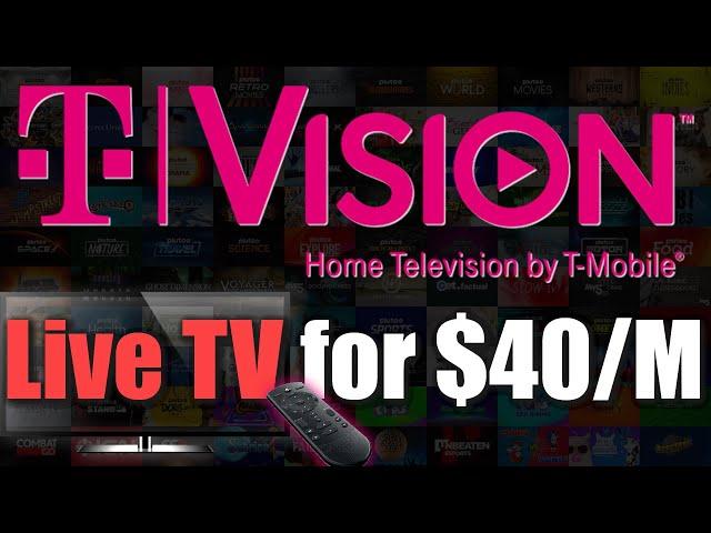 TVision From T-Mobile | Stream Live TV for $40, set to compete with Hulu, Youtube TV, Sling, Fubo