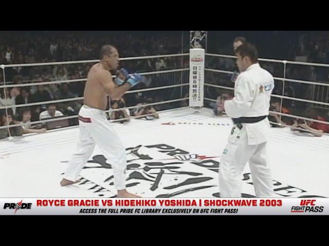 PRIDE Shockwave 2003: Royce Gracie vs Hidehiko Yoshida | December 31, 2003