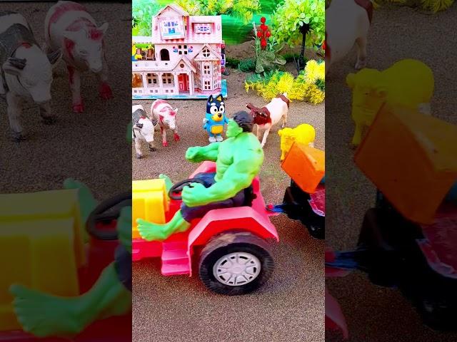 diy mini tractor how to make handpump water supply | science project #tractor #cow #diorama