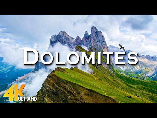 Dolomites 4K  - Scenic Relaxation Film with Epic Cinematic Music - 4K Video Ultra HD