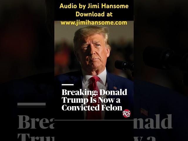 Jimi Hansome: You Ain’t Above the Law #jimihansome #youaintabovethelaw #donaldtrump #guilty