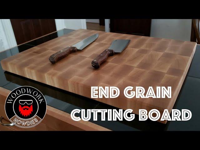 Large Maple End Grain Cutting Board Build - The Beast