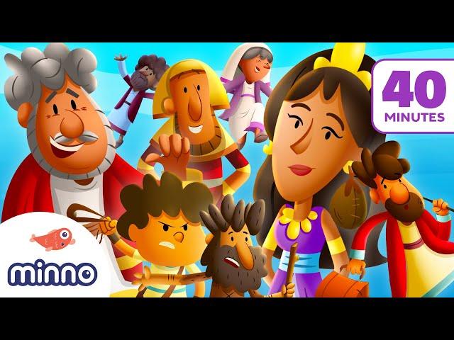 8 TRUE Bible Characters for Kids | 40 Minutes of Bible Stories for Kids