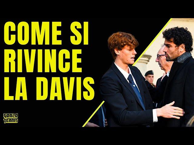 L'ITALIA con SINNER a Malaga per difendere il titolo in COPPA DAVIS