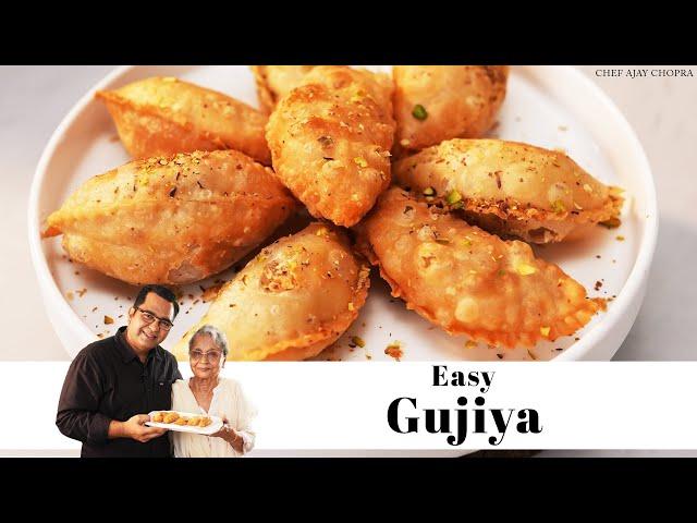 Holi Special Gujiya Recipe | Holi Special Karanji | Chef Ajay Chopra | Dessert Snack Recipe | गुझिया