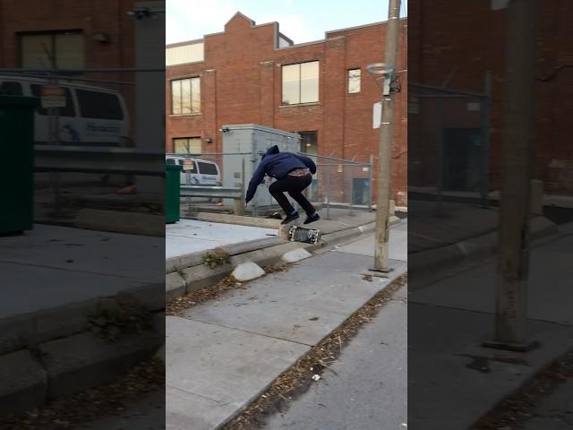 Homeowner Backside Flips Sidewalk 