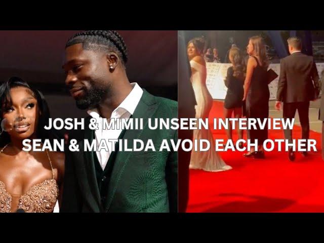 Love Island | JOSH & MIMII UNSEEN INTERVIEW from NTAs | SEAN & MATILDA AVOID each other