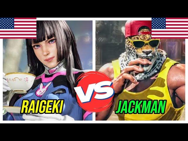 Tekken 8 ▰ Raigeki (#3 LILI) Vs TheJACKMAN (#2 KING) ▰ INSANE Matches!