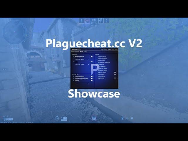 Plaguecheat.cc V2 showcase (CS2 Legit & HvH cheat)