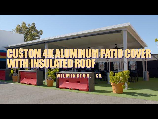 Custom 4K Aluminum Patio Cover with Insulated Roof | Elite LA Patios