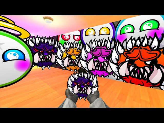 Saving HornFace From Geometry Dash Emoji "LIGHT FROM THE SUN" And Lobotomy Dash Nextbot Gmod