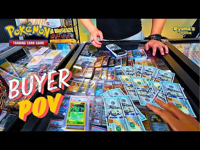 LITERALLY RAN OUT OF CASH | Silicon Valley Trade Card Show | #pokemon #cardshow #buyer #vendor #POV