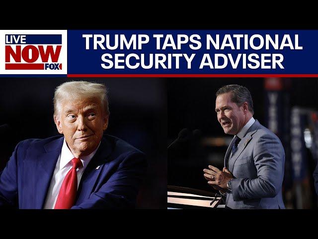 Trump selects Mike Waltz as national security adviser | LiveNOW from FOX