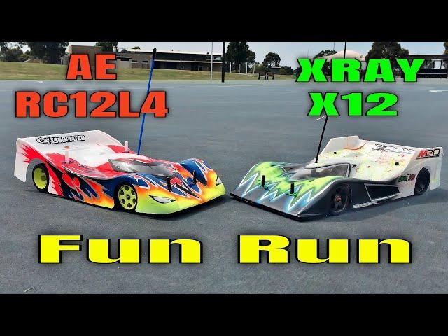 XRAY X12 2015 & Team Associated RC12L4 - Out For A Run