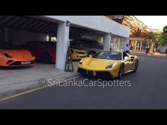 Ferrari Sri lanka imported by avenra hotels 488 spider yellow