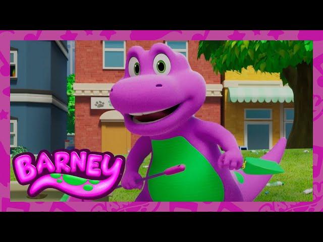 Clean Up, Clean Up | Barney's World | NEW Animated Music Video!