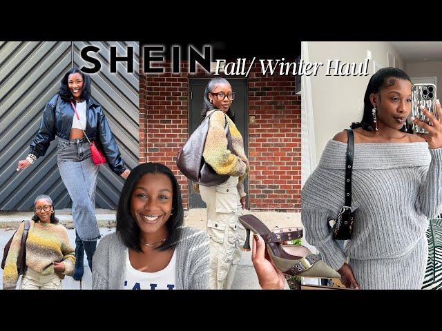 SHEIN FALL/WINTER 2024 HAUL | Jackets + Sweaters + Bags + Accessories | Outfit Ideas & more!