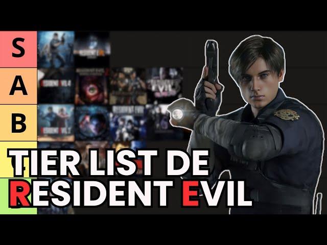 RANKING RESIDENT EVIL GAMES - TIER LIST