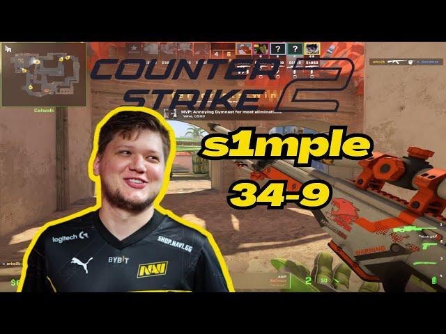 CS2 POV - s1mple (34-9) on Premier (mirage) | Dec 24, 2023