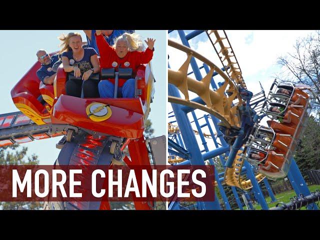 What's New with the Six Flags Merger | More Ride Closures, Theming Upgrades, and Parks...Closing?