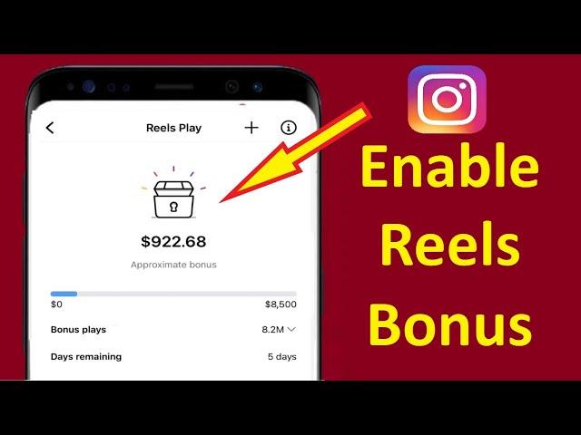 Instagram Reels Bonus option not showing Problem Solved to Enable Bonus On Instagram! - Howtosolveit