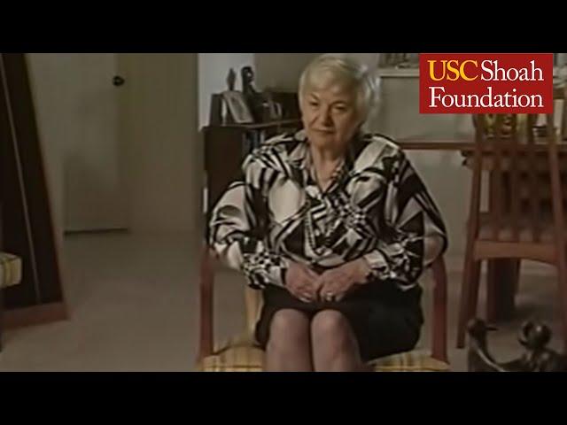 Holocaust Survivor Helen Fagin Testimony | USC Shoah Foundation