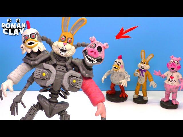 Animatronics Dark Deception Chapter 4 - Joy Kill with Clay | Roman Clay Tutorial