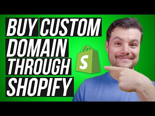 How to Buy a Custom Shopify domain Through Shopify 2023