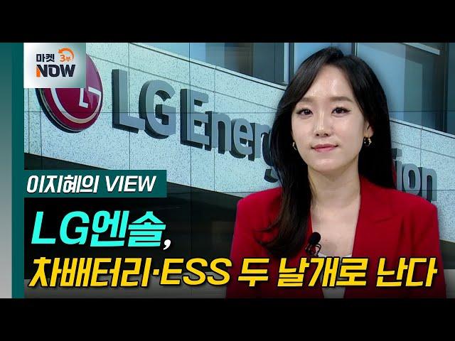 LG엔솔, 차배터리·ESS 두 날개로 난다 [이지혜의 뷰] | Market Now 3 (20240913)