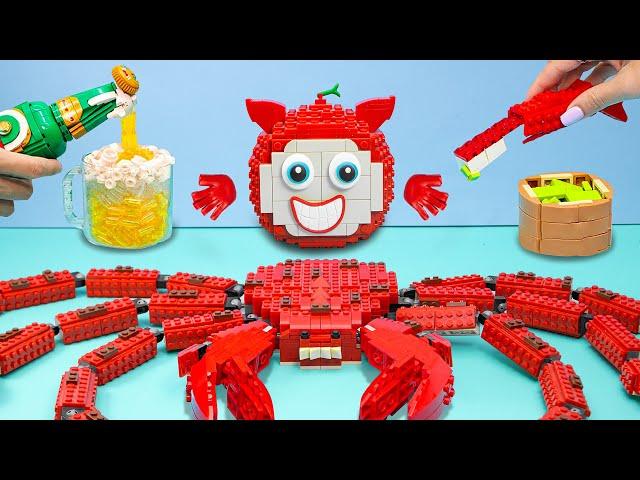 Best of LEGO COOKING videos | LEGO GIANT KING CRAB & LEGO ASMR Compilation in real life #9