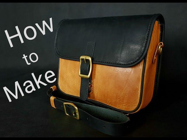 Leather crossbody bag pattern